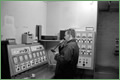 Dalmore Paper Mill 2000-Dyestuff pump control room, Foreman Ian Sinclair